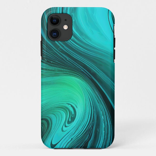 Coques Case-Mate iPhone "Tarifa" Bleu des vagues (Dos)