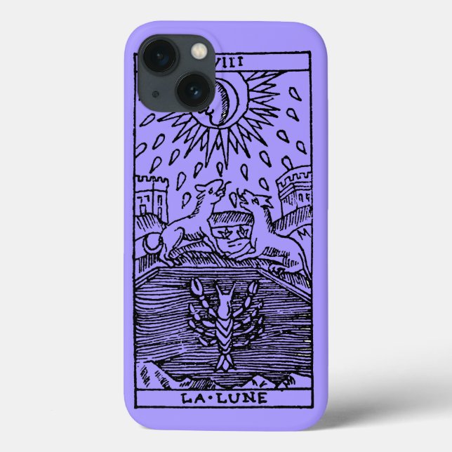 Coques Case-Mate iPhone Tarot Card: The Moon (Verso)