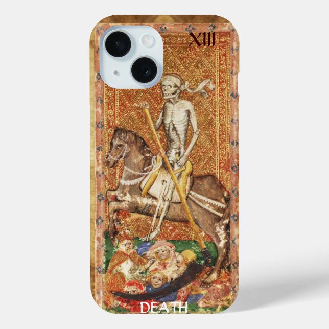 COQUES Case-Mate iPhone TAROTS DE RENAISSANCE ANTIQUE 13 / MORT (Verso)