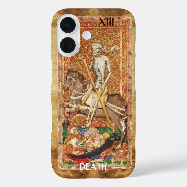 COQUES Case-Mate iPhone TAROTS DE RENAISSANCE ANTIQUE 13 / MORT (Verso)