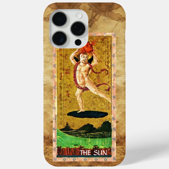 COQUES Case-Mate iPhone TAROTS DE RENAISSANCE ANTIQUE 19 / LE SOLEIL (Verso)