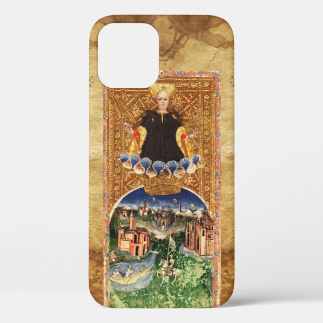 COQUES Case-Mate iPhone TAROTS DE RENAISSANCE ANTIQUE 21 / LE MONDE (Verso)