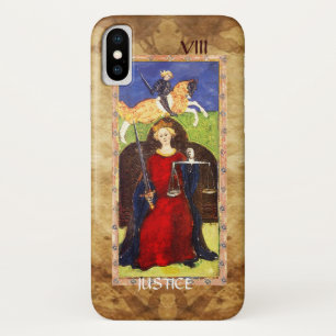 COQUE Case-Mate POUR iPhone TAROTS DE RENAISSANCE ANTIQUE 8 / JUSTICE