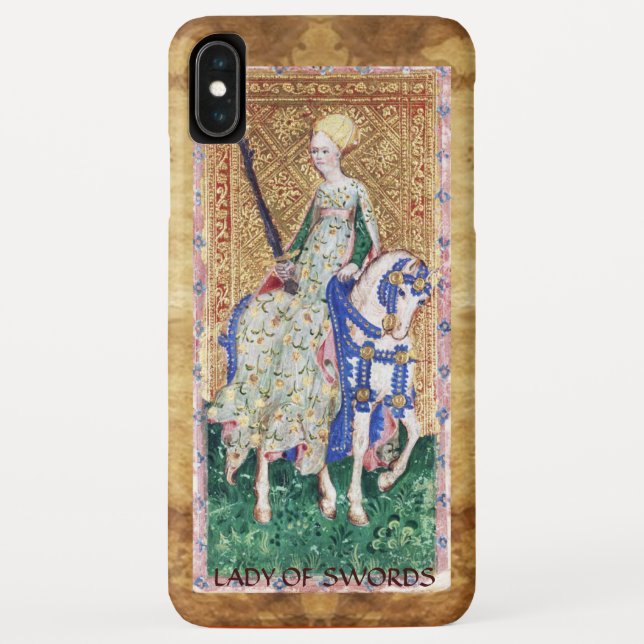COQUES Case-Mate iPhone TAROTS DE RENAISSANCE ANTIQUE / FEMME DES ÉPÈRES (Dos)
