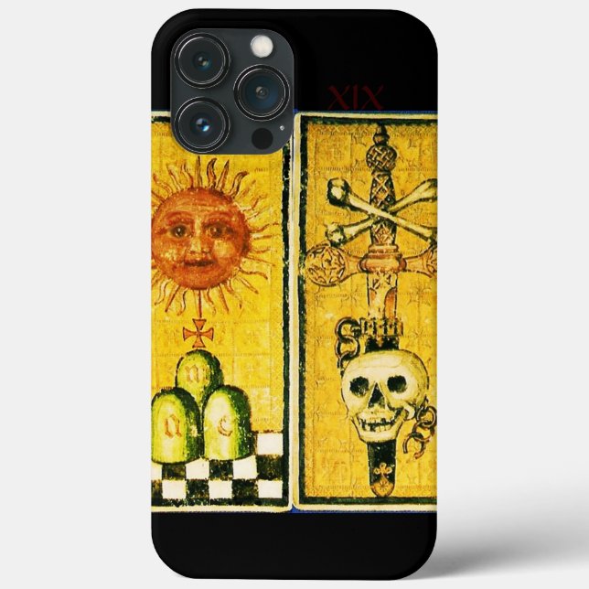 COQUES Case-Mate iPhone TAROTS DE RENAISSANCE ANTIQUE /LE SOLEIL, L'ACE DE (Verso)