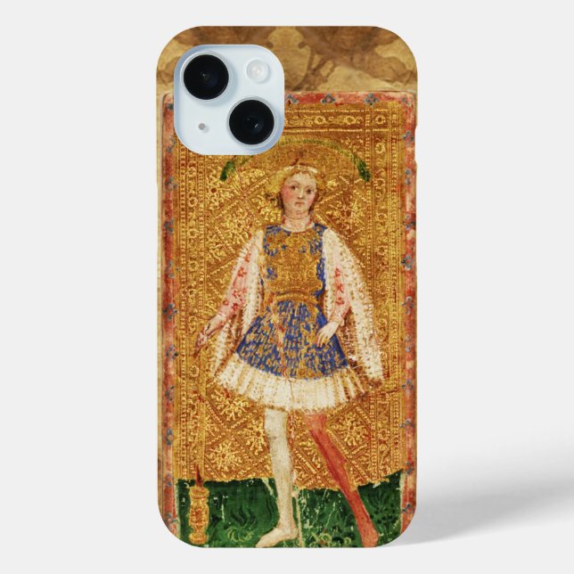 COQUES Case-Mate iPhone TAROTS DE RENAISSANCE ANTIQUE / PAGE DES WANDS (Verso)