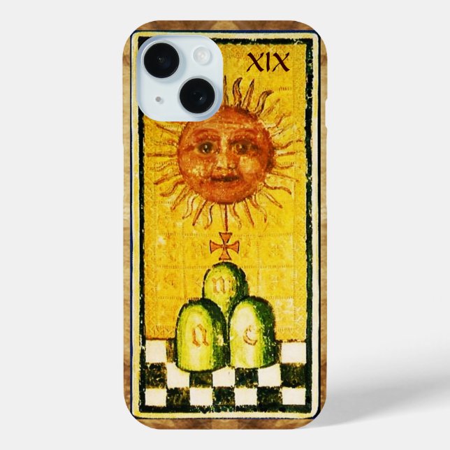 COQUES Case-Mate iPhone TAROTS RENAISSANCE ANTIQUES 19 / LE SOLEIL (Verso)