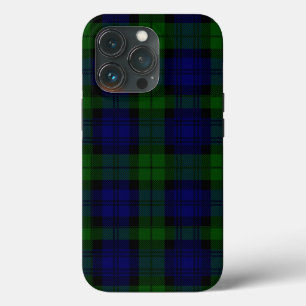 Case-Mate iPhone Case Tartan Black Watch bleu vert carreaux