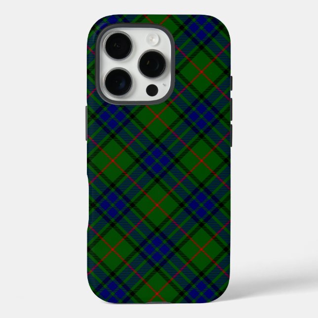 Coques Case-Mate iPhone tartan bleu vert Lauder à carreaux (Verso)