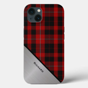 Case-Mate iPhone Case Tartan Carreaux Cunningham Rouge & Noir 