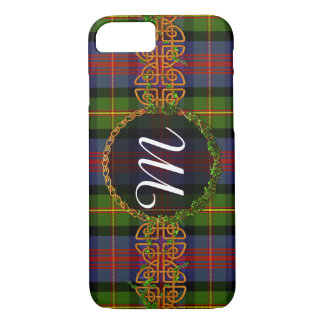Coque iPhone 8/7 Tartan de MacLennan de monogramme