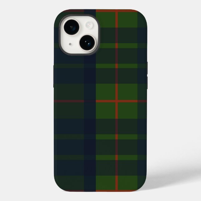 Coques Case-Mate iPhone Tartan écossais rouge bleu vert carreauté (Verso)
