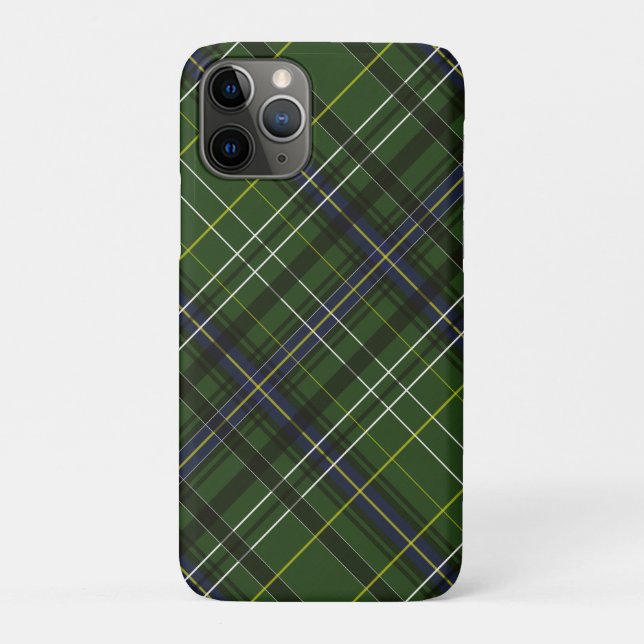 Coques Case-Mate iPhone Tartan en vert (Dos)