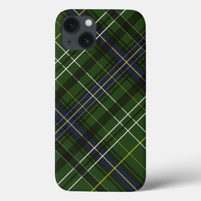 Coques Case-Mate iPhone Tartan en vert (Verso)