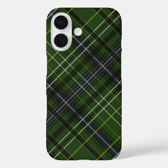 Coques Case-Mate iPhone Tartan en vert (Verso)
