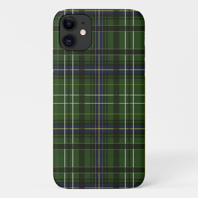 Coques Case-Mate iPhone Tartan en vert (Dos)