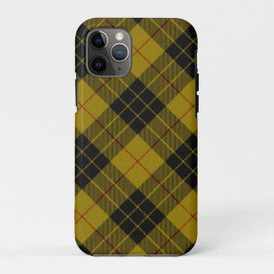 Case-Mate iPhone Case tartan MacLeod jaune noir carreaux