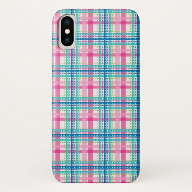 Coques Case-Mate iPhone Tartan, motif de plaid (Dos)