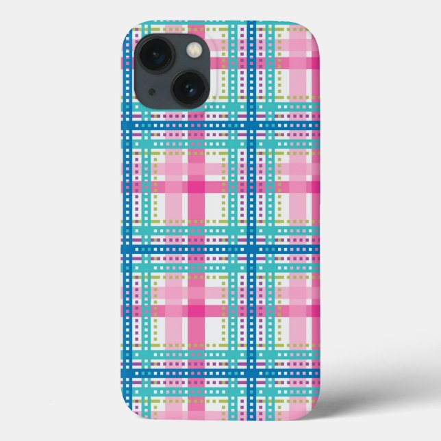 Coques Case-Mate iPhone Tartan, motif de plaid (Verso)