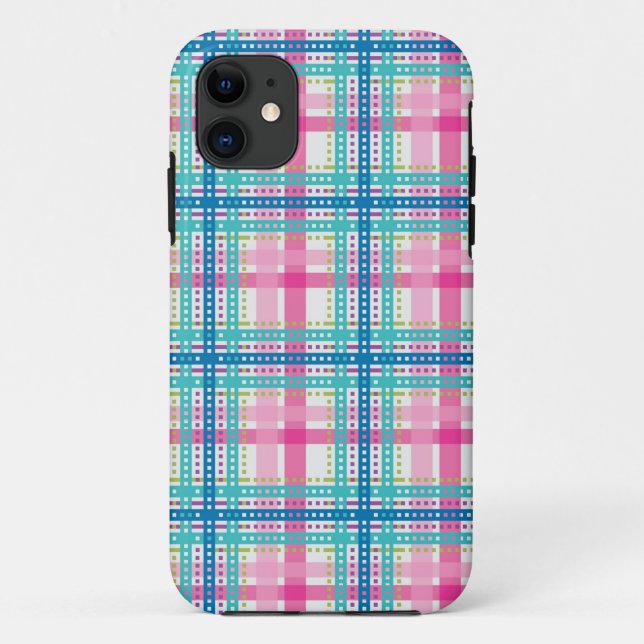 Coques Case-Mate iPhone Tartan, motif de plaid (Dos)