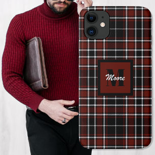 Case-Mate iPhone Case Tartan - Noir Russet rouge et blanc cassé