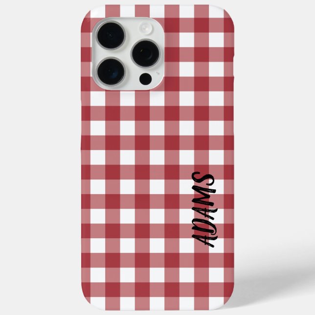 Coques Case-Mate iPhone Tartan plaid (Verso)