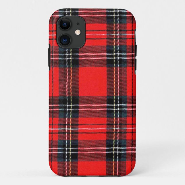 Coques Case-Mate iPhone Tartan royal vintage (Dos)