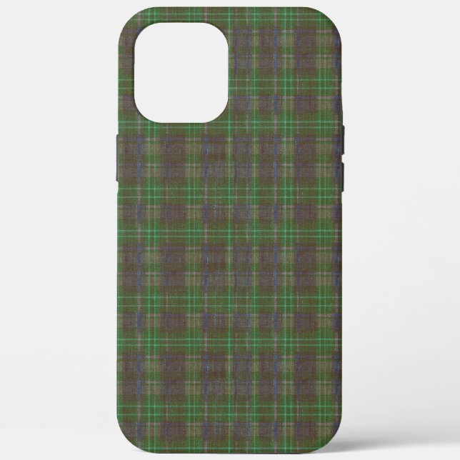 Coques Case-Mate iPhone Tartan Vert de Cabine en Forêt (Verso)