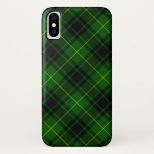 Coques Pour iPhone tartan vert MacArthur carreau