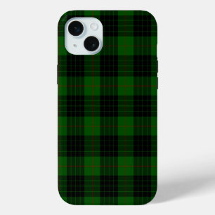 Coque Case-Mate iPhone tartan vert noir carreaux Gunn