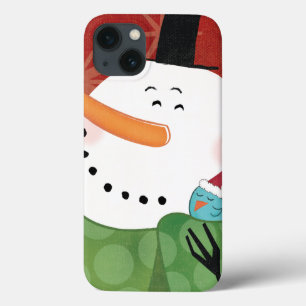 Coque Case-Mate iPhone Tasse bleue de Noël avec du cacao foncé