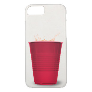 Coque Case-Mate iPhone tasse de fête rouge avec boisson