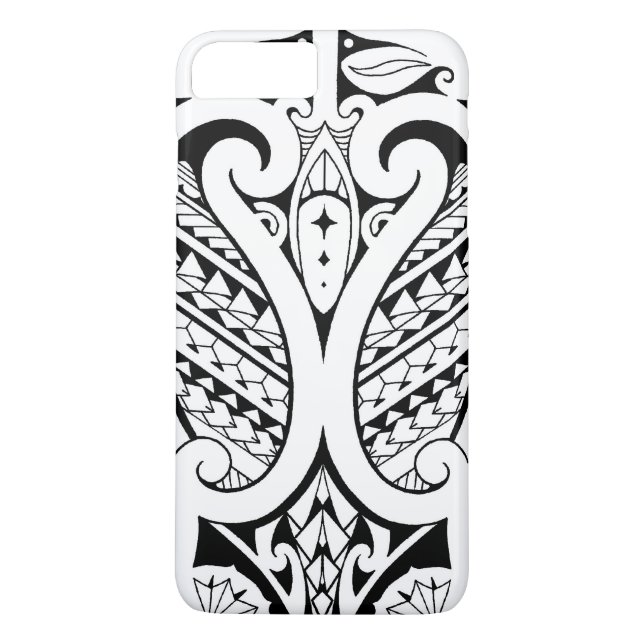 Coques Case-Mate iPhone Tatoo polynésien tribal avec les éléments Samoans (Dos)