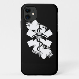 Coque iPhone 11 Tatouage de coeur d'infirmière