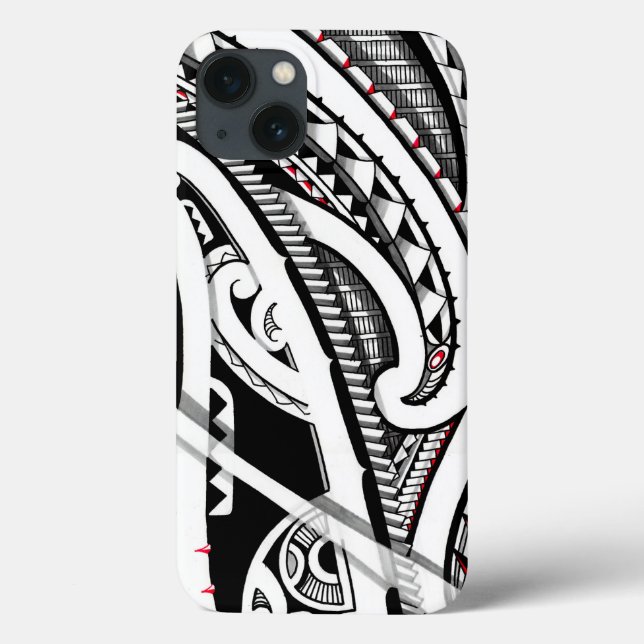 Coques Case-Mate iPhone Tatouage tribal parfait polynésien/maori (Verso)