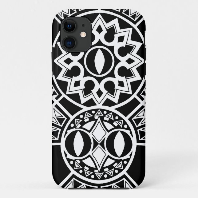 Coques Case-Mate iPhone Tatouage tribal polynésien du soleil (Dos)
