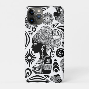Case-Mate iPhone Case Tatouage Tribal Portrait de Fille Africaine