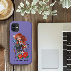 Case-Mate iPhone Case Tatouages de femme rousse