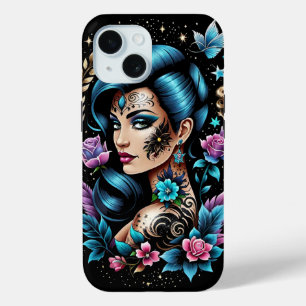 Coque Case-Mate iPhone Tatouages Et Roses
