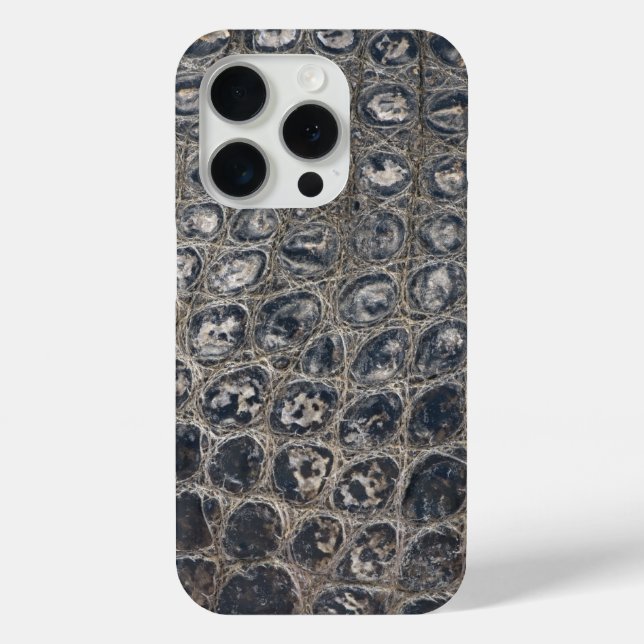 Coques Case-Mate iPhone Taupe moderne Croc Cuir Texture (Verso)