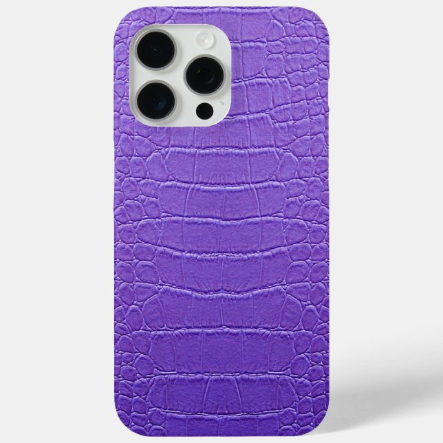 Coques Case-Mate iPhone Taupe moderne Croc Cuir Texture (Verso)