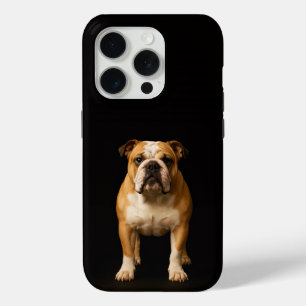 Coque Case-Mate iPhone Taureau de stamina Bulldog Noir 4 Luxe iPhone 15 P