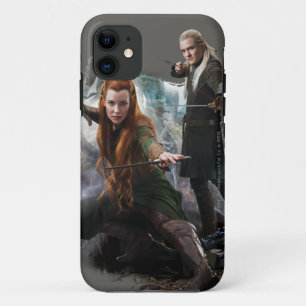 Coque iPhone 11 TAURIEL™ et LEGOLAS GREENLEAF™ Graphique