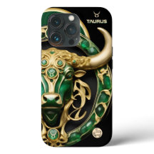 Taurus Bull, Emerald et Gold Personnalisé