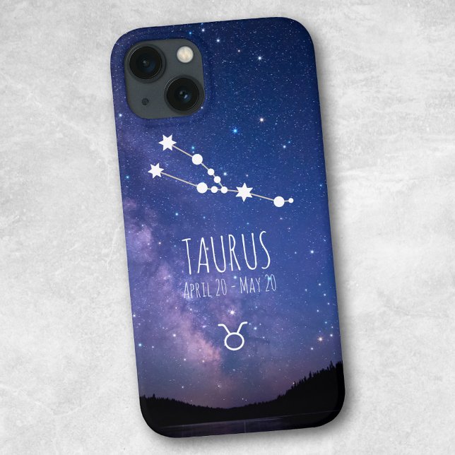 Coques Case-Mate iPhone Taurus | Constellation Zodiaque personnalisée (Créateur téléchargé)