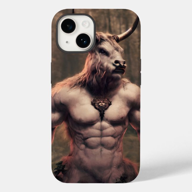 Coques Case-Mate iPhone Taurus puissant dans la forêt (Verso)