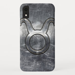 Case-Mate iPhone Case Taurus Se connecter Silver Grunge Style dévêtu