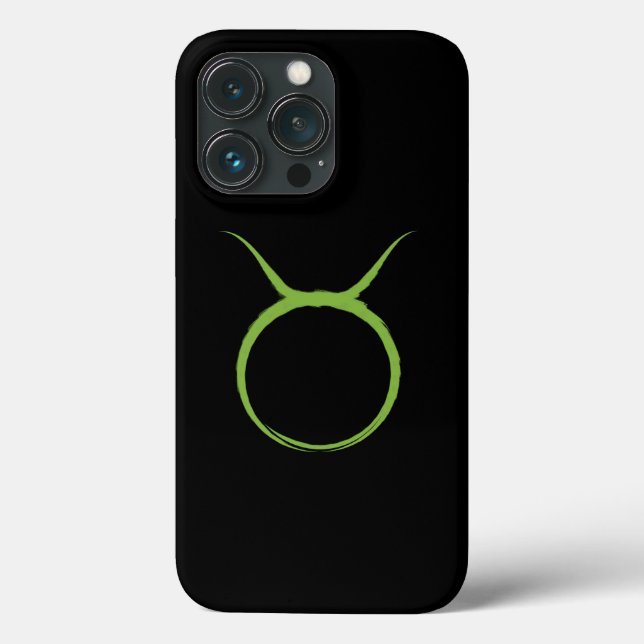 Coques Case-Mate iPhone TAURUS Taureau Vert Astrologie Zodiaque Signe Avri (Verso)