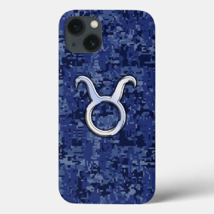 Coque Case-Mate iPhone Taurus Zodiac sur Camion numérique bleu marine