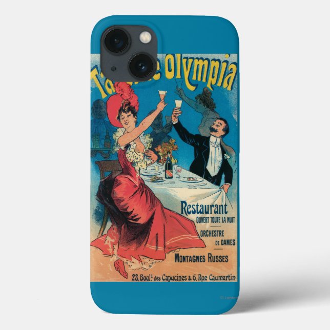 Coques Case-Mate iPhone Taverne Olympia Promotional Poster (Verso)
